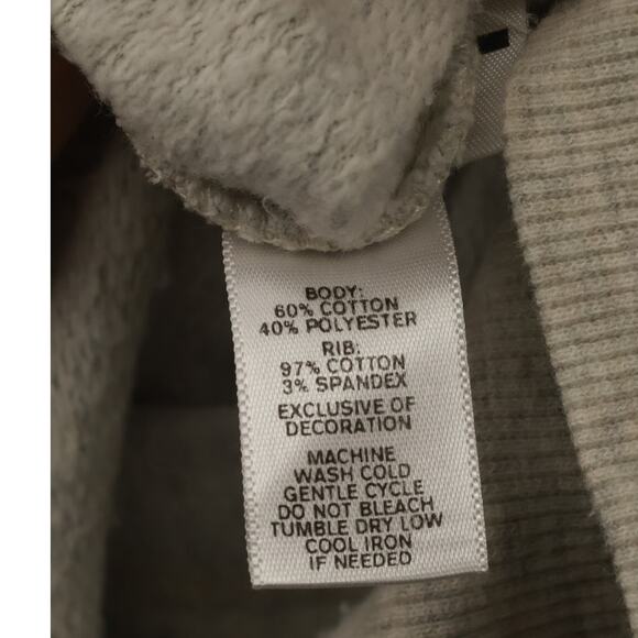 Ann Taylor Loft Women's V-Neck Pullover Hoodie Sweater Long Sleeve Size M Gray - Picture 4 of 4